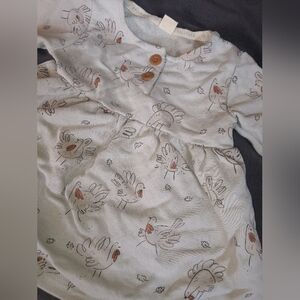 Hallmark Baby Turkey Thanksgiving Dress With Diaper Cover Size 12 Months